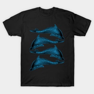 Greek Roman Etruscan Dolphin from bronze sculpture T-Shirt